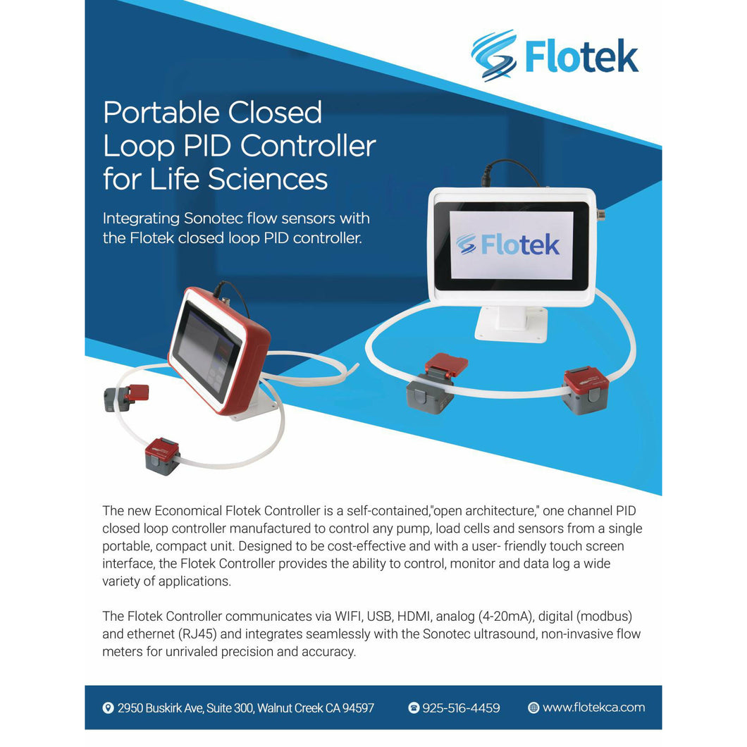 Portable Closed Loop PID Controller for Life Science by Flotek