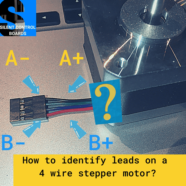Identify leads on a 4 wire stepper motor in 10 seconds (bipolar, hybrid, servo) with a multimeter and even without any tools. 🛠️