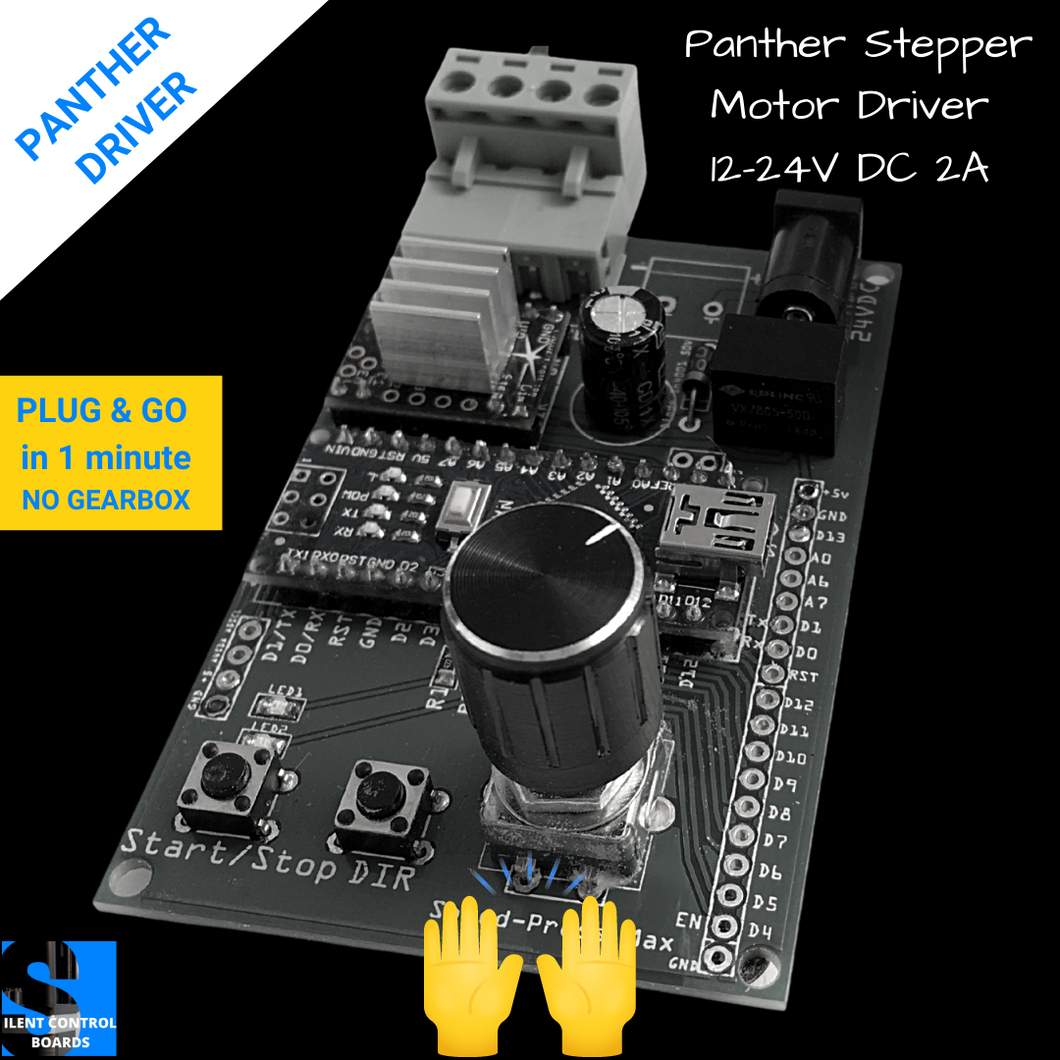 Peristaltic Pumps Stepper Motor Controller (up to 3000ml/min) with OLED Display